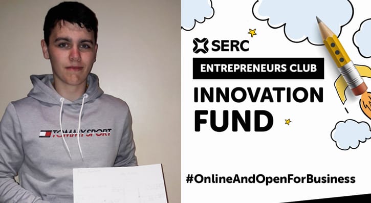 Odhran receives funding and support to take his innovation forward